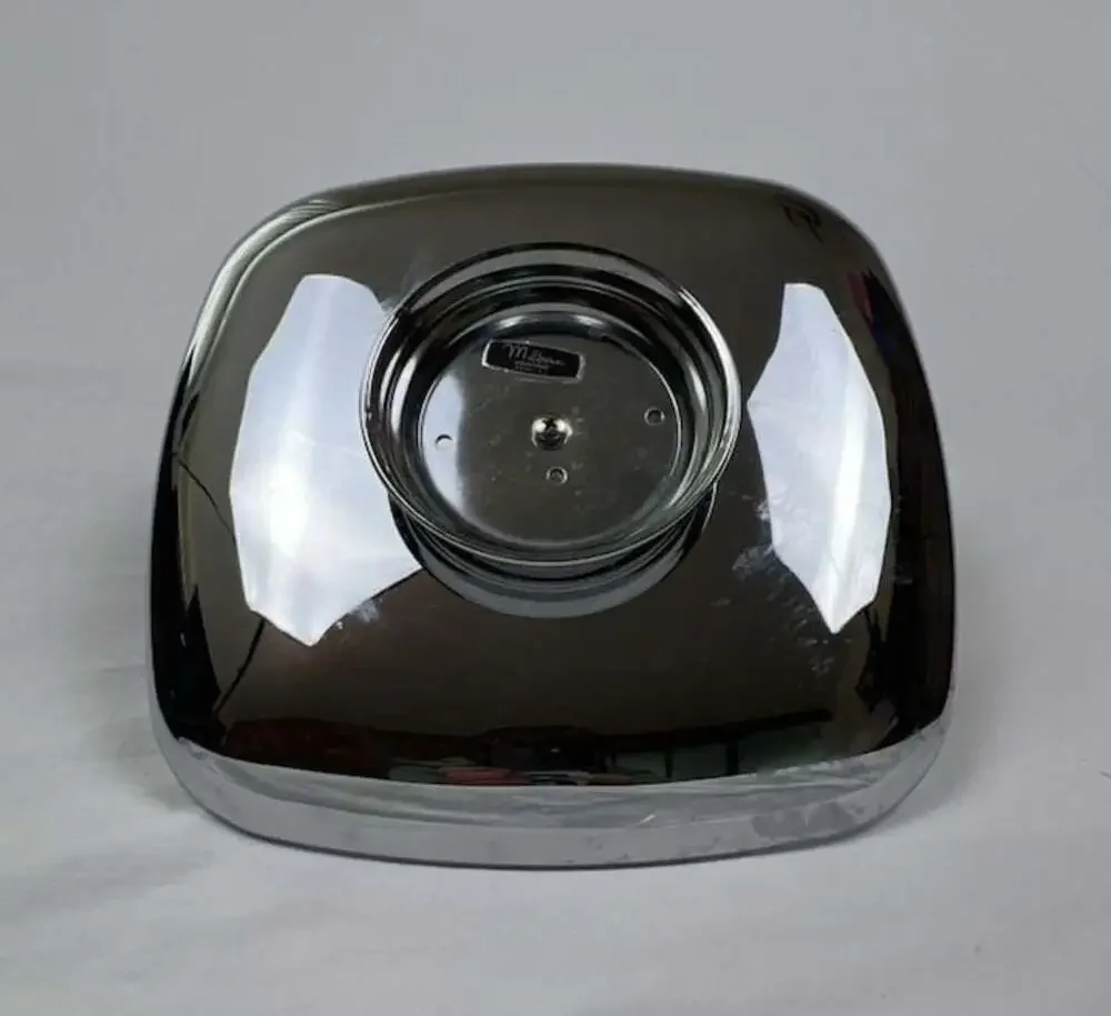 Vintage Milbern Creations Chrome Square Serving Tray with Handle